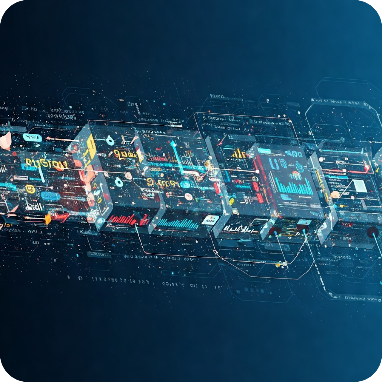 User and app behaviour tracking data visualisation
