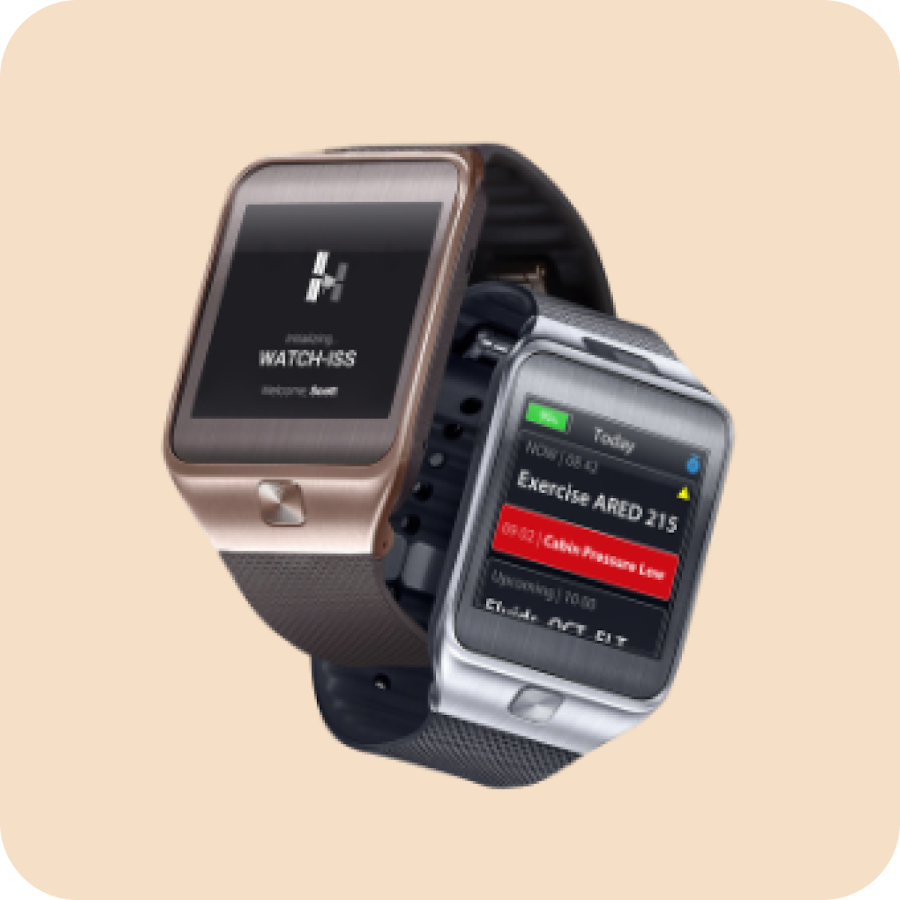 Watch app design for Astronauts on ISS